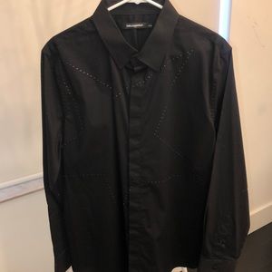 Karl lagerfeld  black shirt with a star